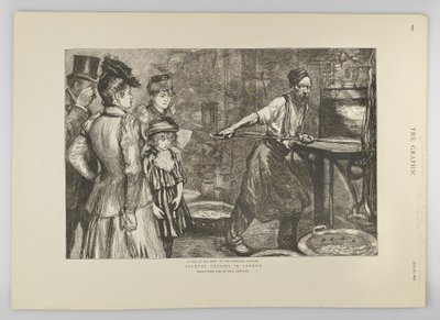Glühofen am Tower Hill, aus The Graphic, 1895 von Charles Paul Renouard