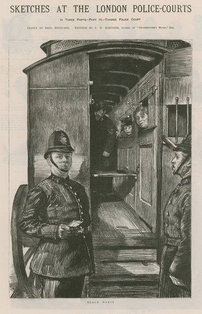Skizzen bei den Londoner Polizeigerichten von Charles Paul Renouard