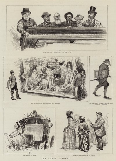 Die Königliche Akademie von Charles Paul Renouard