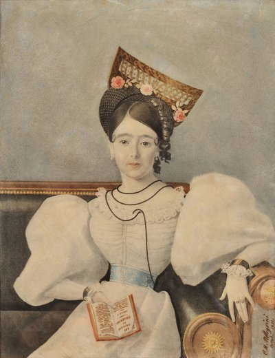 Frau Lucia Carranza de Rodríguez Orey von Charles Pellegrini