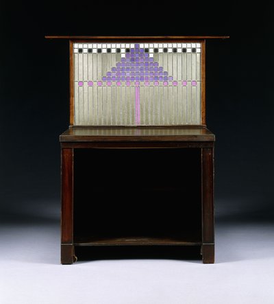 Ein Schreibschrank, entworfen für Walter W. Blackie Esq., Hill House, Edinburgh von Charles Rennie Mackintosh