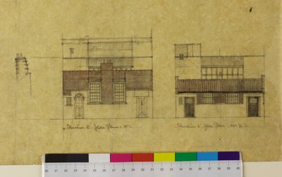 Harold Squire Studio: Erhebungen, alternative Erhebung zu Glebe Place von Charles Rennie Mackintosh