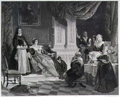 Sancho und die Herzogin (Gravur) von Charles Robert (after) Leslie