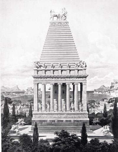 Das ursprüngliche Mausoleum, Illustration aus 