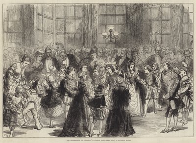 Der Juvenile Kostümball der Marquise von Salisbury im Hatfield House von Sir John Charles Robinson