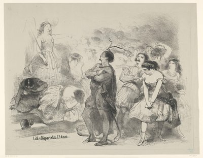 Szene aus dem Ballett Astaroth von Charles Rochussen