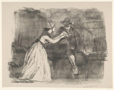 Szene aus dem Theaterstück Die Kinderräuberin von Charles Rochussen
