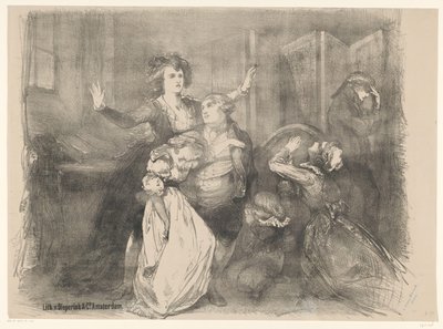 Szene aus dem Theaterstück Marie Antoinette von Charles Rochussen
