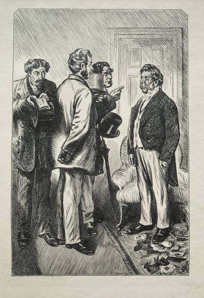 Unser Weihnachtstruthahn, Mr. Bobsby besorgt, 1868 von Charles Samuel Keene