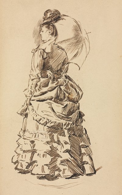 Studie für "Geist und Materie" von Charles Samuel Keene