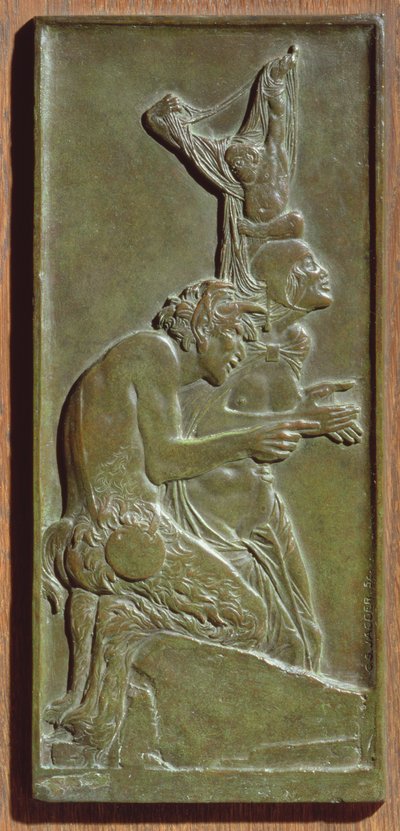 Nymphe und Satyr, ca. 1930 von Charles Sergeant Jagger