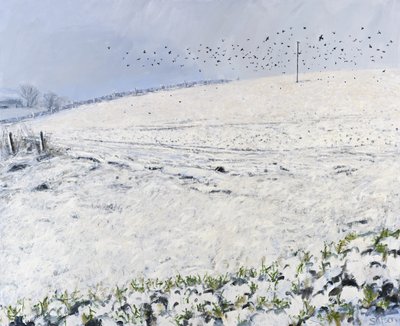 Winterkrähen, 2012 von Charles Simpson