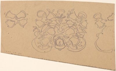 Studie für ein Randdesign [verso] von Charles Sprague Pearce