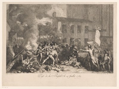 Sturm auf die Bastille, 14. Juli 1789 von Charles Thevenin