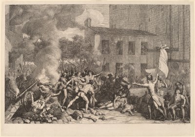 Sturm auf die Bastille, 14. Juli 1789 von Charles Thevenin