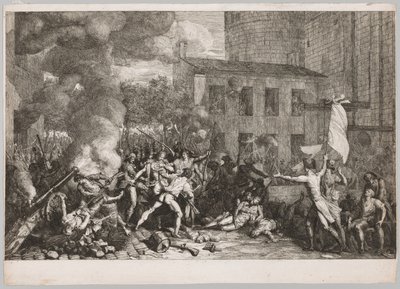Der Sturm auf die Bastille, 14. Juli 1789, 1790 von Charles Thevenin