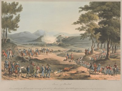 Nr.4 Stadt Poinbal. Am Morgen des 11. März 1811 von den Franzosen geräumt von Charles Turner