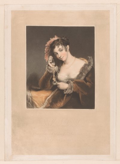 Porträt von Emily St Clare von Charles Turner