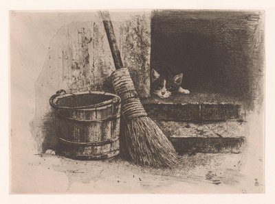 Katze und Maus von Charles Verlat