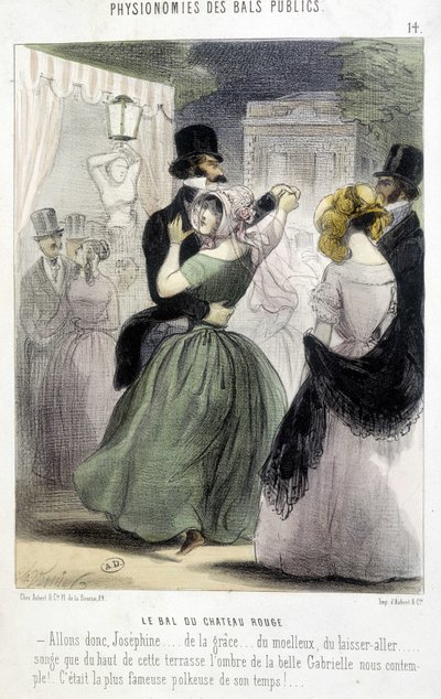 Prom populaire de Paris: Der Ball des Château Rouge von Charles Vernier