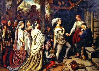 Die Hochzeit von Giselda von Charles West Cope