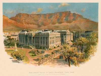 Parlamentsgebäude und Tafelberg, Kapstadt von Charles Wilkinson