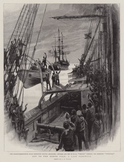 Auf zum Nordpol, ein letzter Abschied von Charles William Wyllie