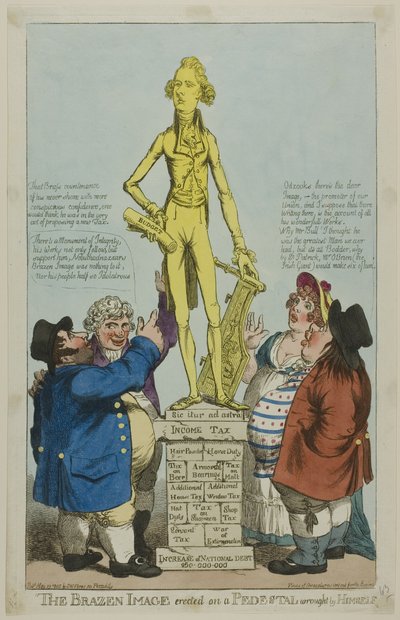 Das eherne Bild auf einem Sockel, von ihm selbst gefertigt von Charles Williams