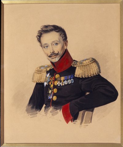Porträt des Prinzen Fjodor Fjodorowitsch Gagarin von Charles de Hampeln