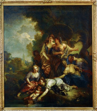 Moses aus dem Wasser gerettet von Charles de Lafosse