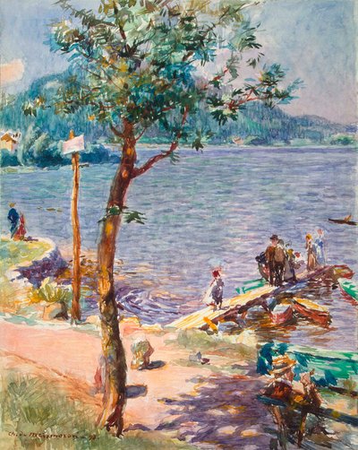 Ansicht eines Sees, 1893 von Charles de Meixmoron de Dombasle
