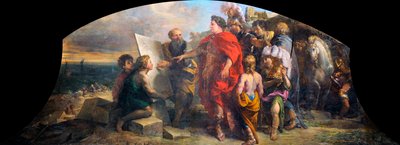 Der Kaiser Augustus baut den Hafen von Miseno von Charles de la Fosse