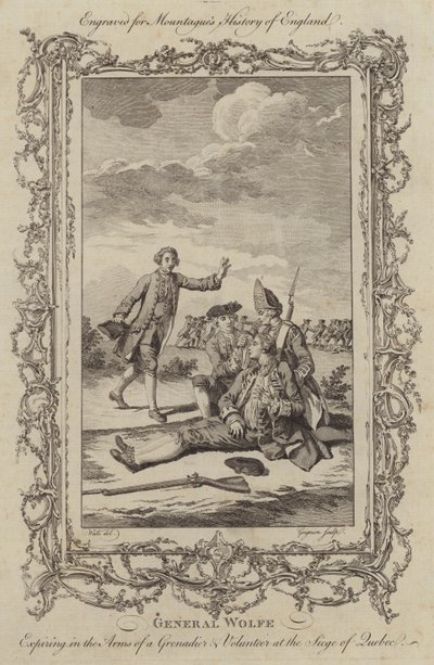 Der Tod von General Wolfe bei der Belagerung von Quebec von Charles the Elder Grignion