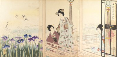 Chiyoda-Schloss-Album der Frauen von Chikanobu Yoshu