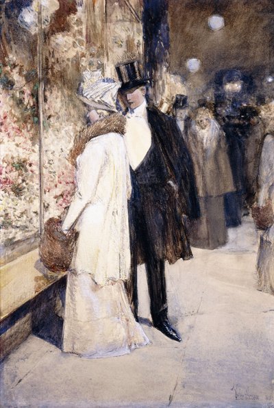 Neujahrsnacht, New York von Childe Frederick Hassam