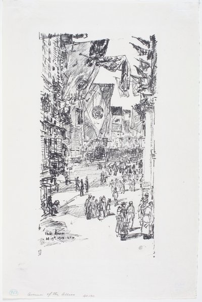 Allee der Verbündeten, Stadtstraße (5th Ave) von Childe Frederick Hassam