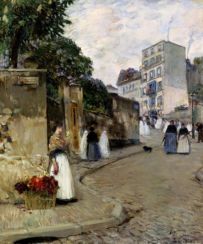 Montmartre, Paris von Childe Frederick Hassam