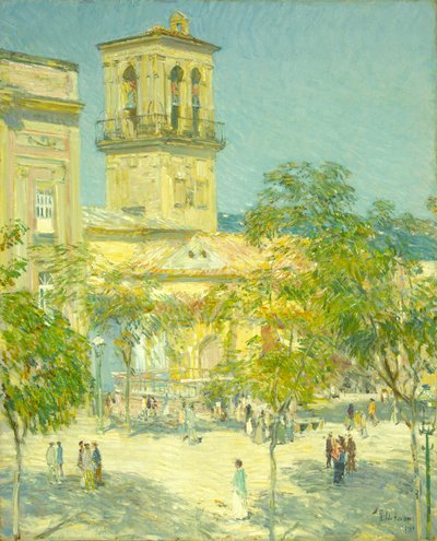 Straße des großen Kapitäns, Córdoba von Childe Frederick Hassam