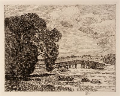 Brücke in Old Lyme von Childe Hassam
