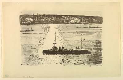 Französischer Kreuzer von Childe Hassam