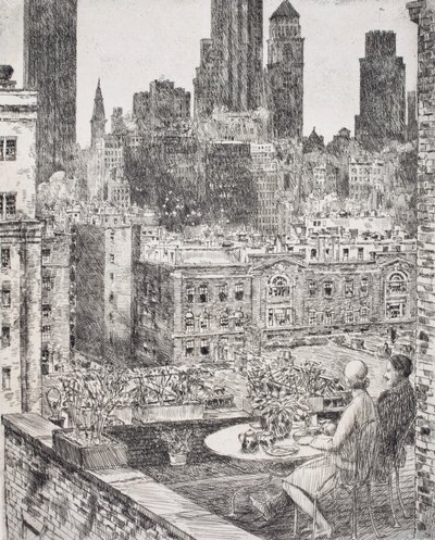 New York Frühling 1931 von Childe Hassam