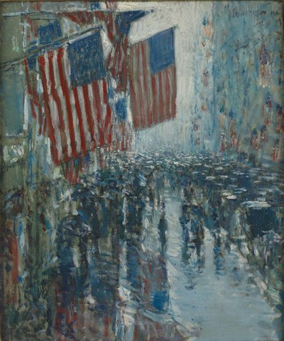 Regentag, Fifth Avenue von Childe Hassam
