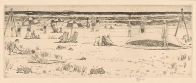 Der Beach Club, Easthampton von Childe Hassam