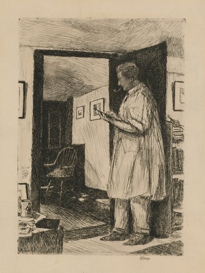 Der Radierer von Childe Hassam