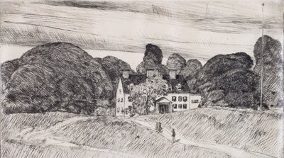 Das Lion Gardiner Manor von Childe Hassam