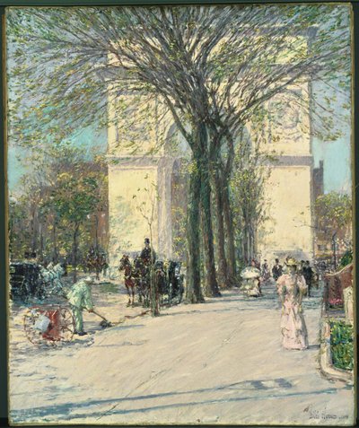 Washington Arch, Frühling von Childe Hassam