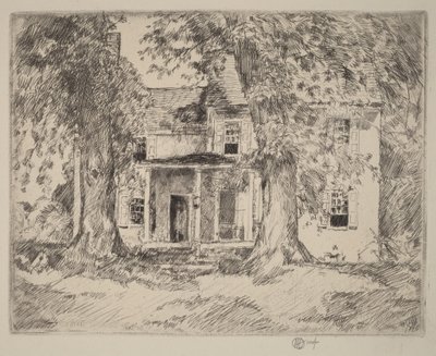 Washingtons Hauptquartier in der Nähe von Valley Forge von Childe Hassam