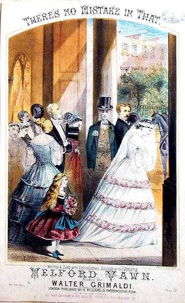 Da gibt es keinen Fehler, ein Musikcover, ca. 1860 (Lithographie) von Childs and Harris