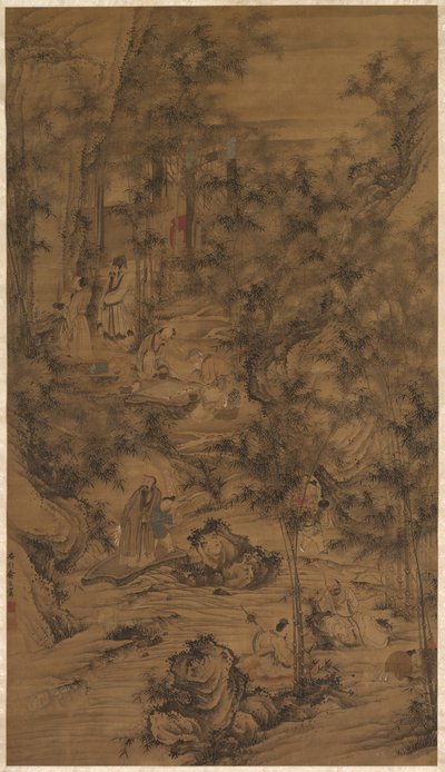 Die sieben Weisen des Bambushains von China, Qing dynasty