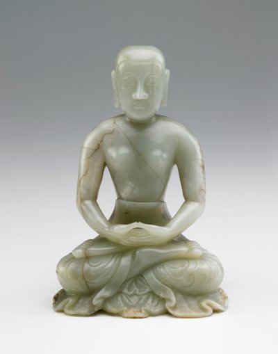 Schnitzerei des Shakyamuni Buddha als Asket, 17.-18. Jahrhundert von Chinese School